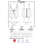 Сексуальный корсет с кружевом Obsessive Charmea, S/M