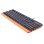 Клавіатура A4Tech FKS10 (Orange): інтерфейс підключення USB
