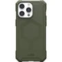 Чехол для iPhone Urban Armor Gear UAG Essential Armor Magsafe Olive Drab (114296117272) for iPhone 15 Pro Max: Материалы поликарбонат и полиуретан