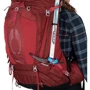 Рюкзак туристический Osprey Aura AG 65 Berry Sorbet Red, WXS/ фото 4