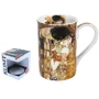 Кружка Carmani фарфоровая Г. Климт Поцелуй 400 ml (532-2301)