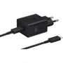 Зарядний пристрій Samsung USB-C Wall Charger with Cable USB-C 45W Black (EP-T4511XBEGEU)