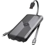 Зовнішній акумулятор iWALK Power Bank Scorpion Air 10000mAh Світильник/USB-C з MagSafe Wireless Charger Black (UBA10000M)