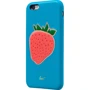 Чехол для iPhone LAUT KITSCH Blue Fraise (LAUT_IP6_KH_BL) for iPhone 6/6S: Материалы искусственная кожа