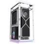 Корпус DarkFlash DLH21 Mini-ITX White: Материал передней панели сталь