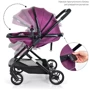 Коляска-трансформер Bambi M 3895-9 Фиолетовая: Материал колес полиуретан