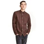 Рубашка H&M 4597495 48 коричневая с длинным рукавом