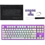 Клавиатура Hator Rockfall EVO TKL Optical Eng/Ukr/Rus, Lilac (HTK-633): Тип клавиатуры компактная