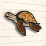 Дерев'яна картина-розмальовка Wortex Woods Черепаха 30x22 (3DP11005)