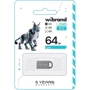 USB-флешка Wibrand 64Gb Lynx USB 2.0 Silver (WI2.0/LY64M2S): Стандарт USB USB 2.0