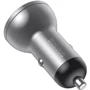 Зарядний пристрій Baseus Car Charger 2хUSB Digital Display USB 4.8A 24W Black/Silver (CCBX-0S): Сила струму 2.4А и более