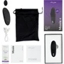 Смарт-вибратор в трусики We-Vibe Moxie+ Satin Black, обновленный пульт ДУ