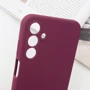 Чохол для телефона Lakshmi Premium Silicone Case з Logo Full Camera Plum Samsung A245 Galaxy A24 4G: Колір бордовый