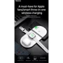 Зарядное устройство Baseus Wireless Charging Smart White (WX3IN1-C02) for Apple iPhone, Apple Watch and Apple AirPods: Особенности Для Apple Watch