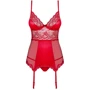 Корсет с подвязками для чулок Obsessive Lovica corset, S/M (UA67527)