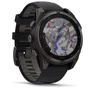 Смарт-часы Garmin Fenix 8 Solar 47mm Sapphire Carbon Grey DLC Titanium with Black/Pebble Grey Silicone Band (010-02906-11): Время работы до 21 дня