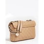 Жіноча сумка через плече Guess Illy Convertibe Crossbody Flap темно-бежева (HWVG7970210-BEI): Стать жіночий