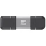 USB-флешка Silicon Power 128GB Mobile C51 USB 3.2+USB-C (SP128GBUC3C51V1S): Максимальная скорость чтения, МБ/с 120
