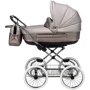 Коляска 2 в 1 класична Roan Marita Prestige (14 "білі колеса, хром рама) P230 бежевий - бежева (шкіра) перламутр (624729): Тип коляски універсальна коляска (2-в-1)