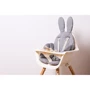 Универсальная подушка к стулу для кормления Childhome rabit/grey (CCRASCJG): Материал текстиль