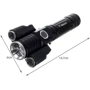 Ліхтар туристичний Trizand Searchlight ручний T6 2 LED ZOOM, 600 mAh: Вага, г 133