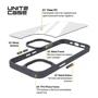 Чохол для iPhone ArmorStandart UNIT2 Case Black для iPhone 14 Pro Max (ARM69958): Матеріали поликарбонат и полиуретан