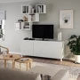 Комбинация для хранения под ТВ ІКЕА Besta Eket 180х42х220 см (s09476833) фото 1