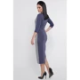 Сукня FashionUp PL-1753A 42 синє повсякденне подовжене міді: Довжина рукава Рукав 3/4