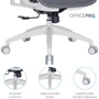 Кресло офисное OfficePro Atlas (OC630-W-DG-DG)