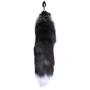 Анальная пробка Alive Anal Pleasure Black And White Fox Tail M