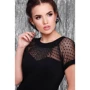 Платье FashionUp PL-1596A 42 черное повседневное до середины бедра: Вид Повседневные платья