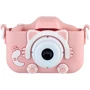 Цифровий дитячий фотоапарат Baby Photo Camera Cartoon Cat pink