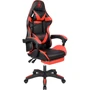 Крісло геймерське Kruger&Matz GX-150 з підставкою для ніг Red/Black фото 2