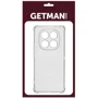 Чехол для телефонов TPU Case GETMAN Ease logo Full Camera Transparent for Xiaomi Redmi Note 14 Pro+ 5G: Цвет прозрачный
