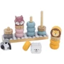 Дерев'яний сортер-пірамідка Viga Toys PolarB Звірята (44022) фото 6