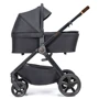 Универсальная коляска 2 в 1 Espiro Only 107 Gray Center (black&rosegold frame): Материал колес резина (надувные)