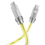 Кабель Hoco Cable USB-C to USB-C U113 Solid 100W 1m Gold: Тип USB-C - USB-C