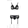 Комплект белья Passion NESSY SET Black XXL/XXXL