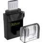 USB-флешка Kingston 32GB DataTraveler MicroDuo USB 3.2/microUSB Black/Silver (DTDUO3G2/32GB): Вес 1.7 г