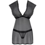 Комплект Obsessive 857-BAB-1 babydoll, L/XL