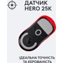 Мышь Logitech G Pro X Superlight Wireless Red (910-006784): Эргономика симметричная для левшей
