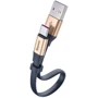 Кабель Baseus USB Cable to USB-C Simple HW Quick Charge 40W 23cm Gold/Blue (CATMBJ-BV3): Тип USB Cable - USB-C