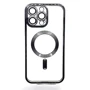 Чехол для iPhone BeCover Chrome Case with MagSafe Black for iPhone 16 Pro Max (712085)