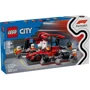 Конструктор LEGO City Пит-стоп и пит-экипаж F1 с болидом Ferrari 322 деталей (60443)