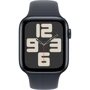 Apple Watch SE 2 2024 40mm GPS + Cellular Midnight Aluminium Case with Midnight Sport Band - M/L (MXGD3)