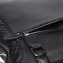 Мужская сумка через плечо Borsa Leather черная (k19117-2-black): Тип ручки Со съемным ремнем, Плечевой ремень, С двумя ручками, Короткая ручка