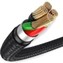 Кабель Baseus USB Cable to Lightning Halo Data 2.4A 25cm Black (CALGH-D01) фото 5