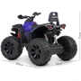 Дитячий електроквадроцикл Bambi Racer 180W 4WD синій (M 4795EBLR-4): Максимальне навантаження, кг 30