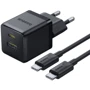 Зарядное устройство Baseus Wall Charger Palm USB-C+USB 30W Black with USB-C Cable (P1011160A113-01)