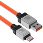 Кабель Baseus USB Cable to USB-C CoolPlay Series Fast Charging 100W 2m Orange (CAKW000707) фото 5